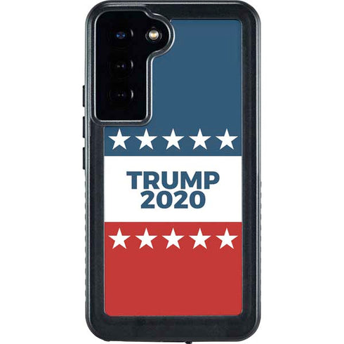 Trump 2020 Red White and Blue Galaxy S24 Plus Waterproof Case